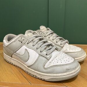 Nike grey fog dunks